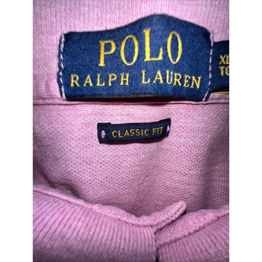 Polo Ralph Lauren Men's XL Classic Fit Pink Cotton Polo Shirt
